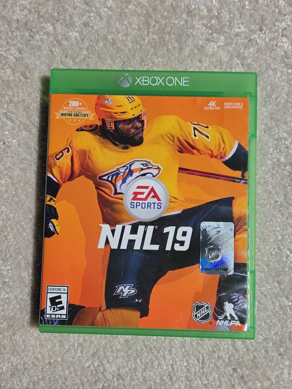 NHL 19 Xbox One Game - Yellow Cover